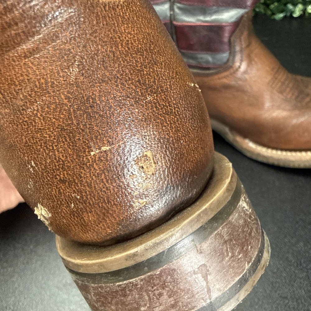 Tin Haul Kids Western Boots Brown Leather Size 13 - Picture 8 of 13